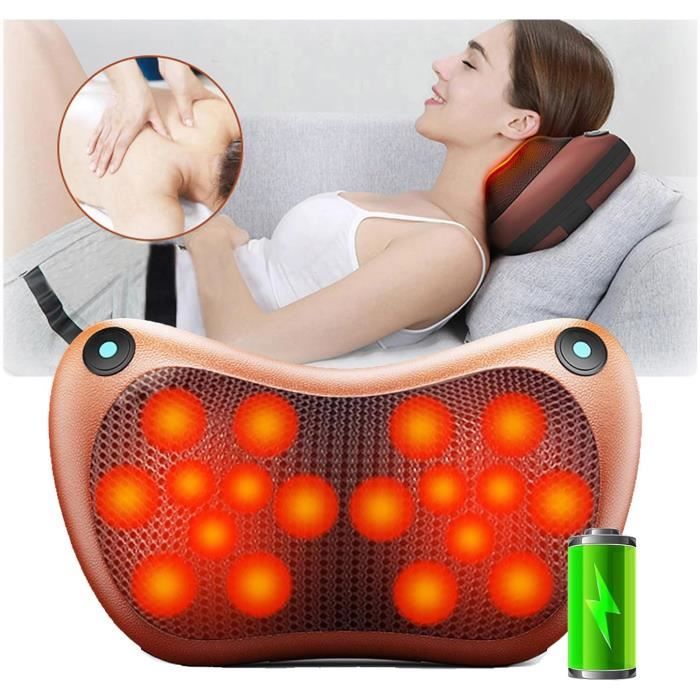 Coussin De Massage De Qualité Supérieure - Housse De Traversin 100% Coton Brossé - Hygiénique Et Doux - Taille Complète Et Demi-ronde - Convient Les Tailles De Traversins Jusqu'à 66 Cm