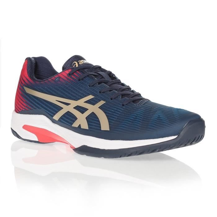 ASICS Chaussures de tennis Solution Speed FF - Homme - Marine