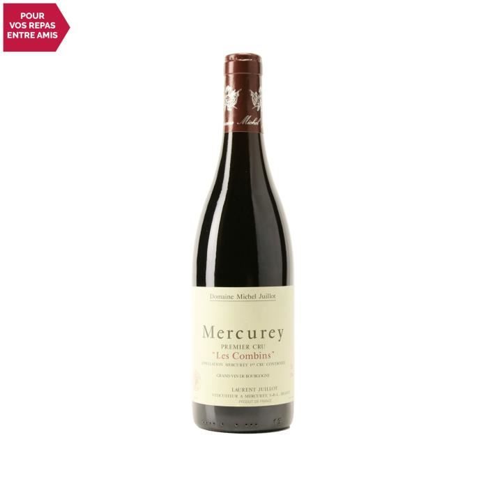 Mercurey 1er cru Les Combins Rouge 2018 - 75cl - Domaine Michel Juillot - Vin AOC Rouge de Bourgogne - Cépage Pinot Noir