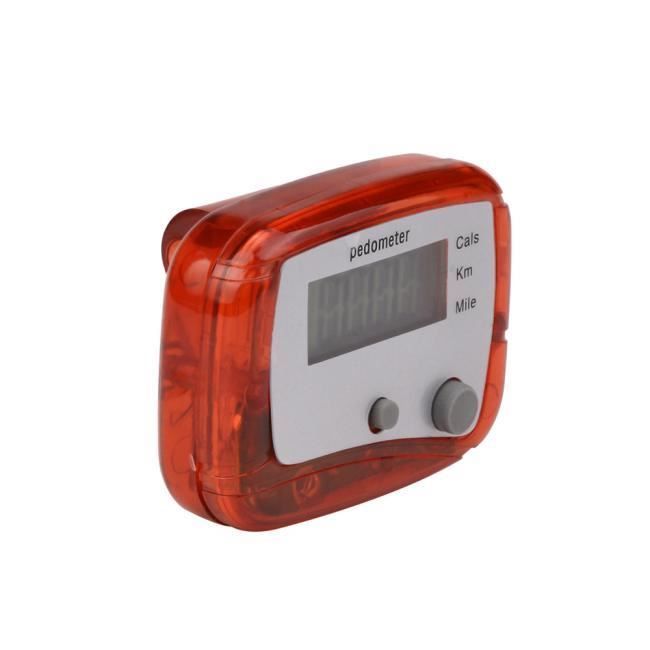 LCD podomètre Step Walking Calorie Counter distance fitness + clip ceinture LIU60903802RD HN