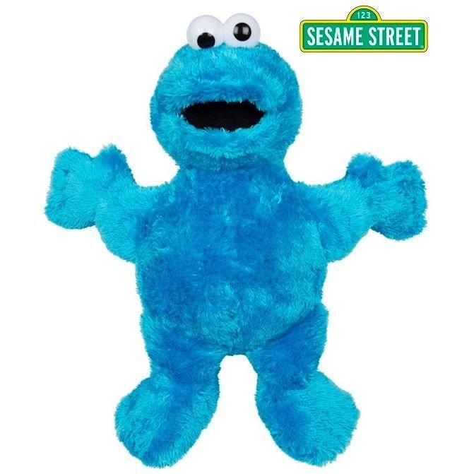 Sambro - Rue Sesame - Peluche Cookie le monstre - 20 cm