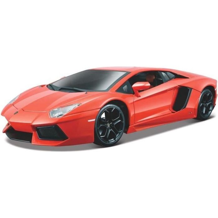 Bburago voiture de sport Lamborghini Aventador 1:18 rouge