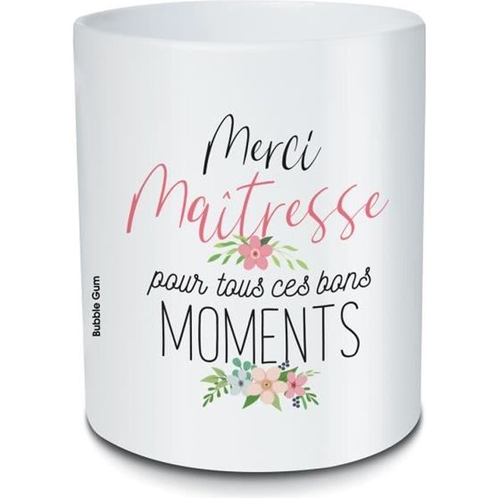 Pot crayon - Merci maitresse pour tous ces bons moments