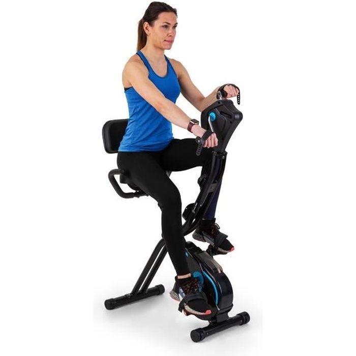 Vélo d´appartement - Capital Sports Azura Full Body Comfort - 7,5kg - Pédale antidérapante - siège confortable réglable en hauteur