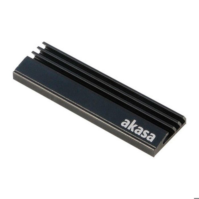 GENERIQUE 4710614538382 - COMMUTATEUR KVM - Akasa A-M2HS01-BK combiné de dissipateurs thermiques (Akasa M.2 SSD Heatsink - Black)