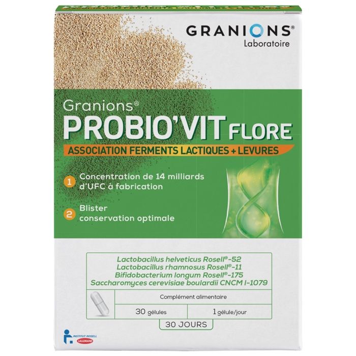 Granions Probio'Vit Flore 30 gélules