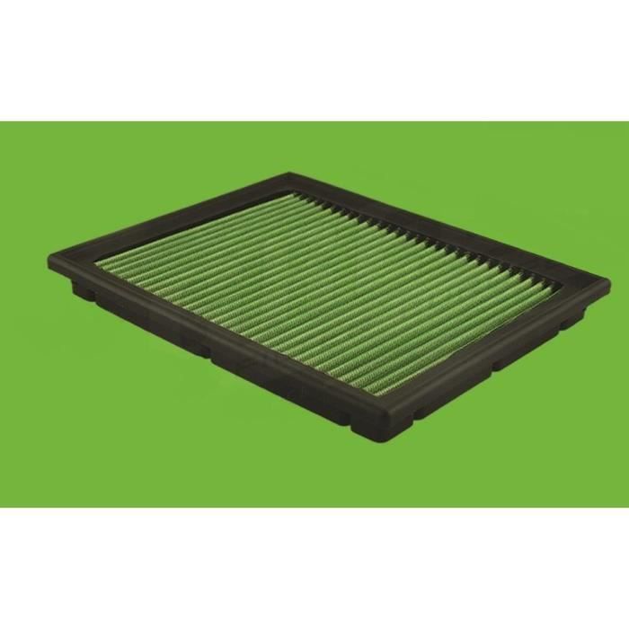 Filtre a air Green pour Peugeot 307 de 2001 a 2008 1.6L 16V-109cv