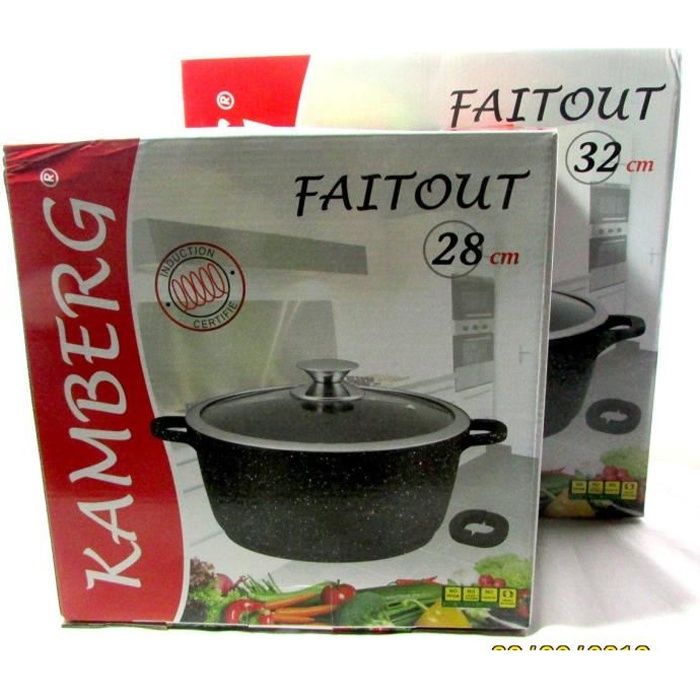 Lot de faitout 28/32 cm kamberg tous feux