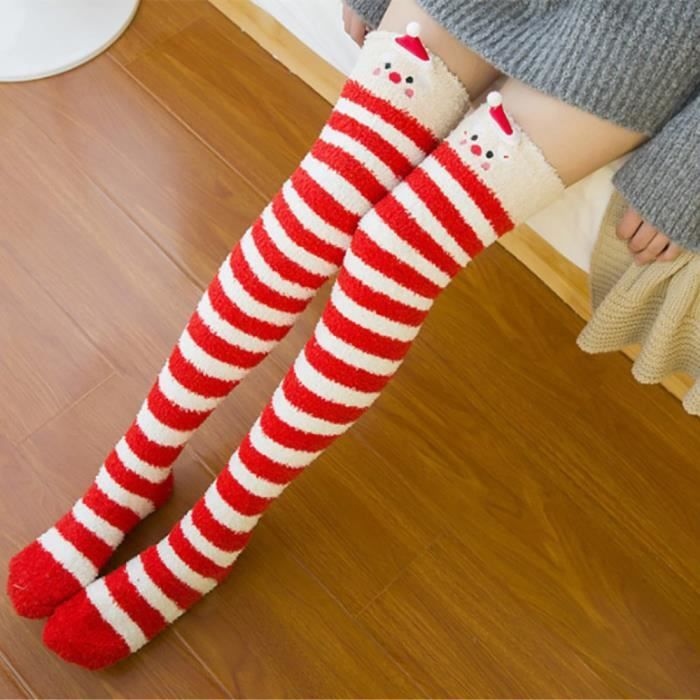 Chaussettes pour femmes épaisses et chaudes pour l'hiver Chaussettes