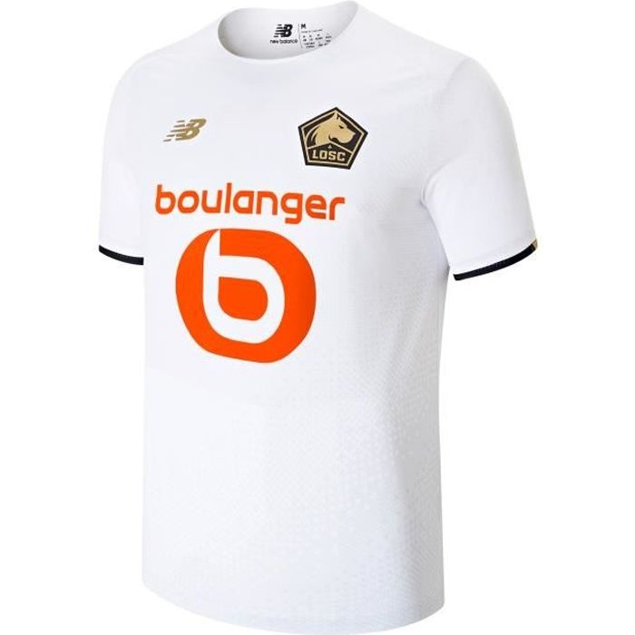 Maillot extérieur LOSC 2021/22 - blanc/orange - 2XL