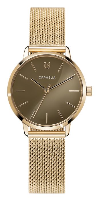 ORPHELIA - Montre Femmes - Quartz - Analogique - Bracelet en Acier inoxydable - Doré - OR12918