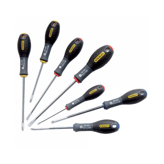 TOURNEVIS FATMAX JEU DE 7 PIECES Stanley