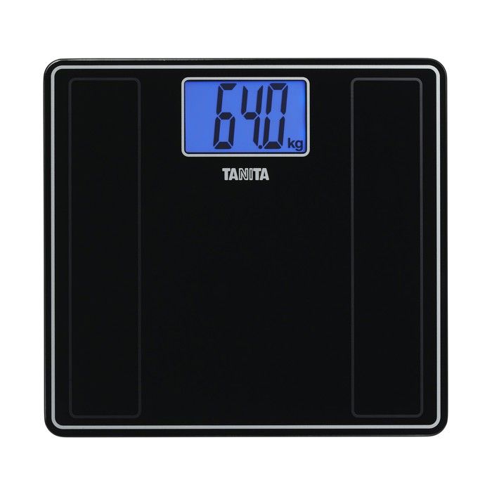 TANITA HD382 Pèse personne - Ultra Slim - Affichage XXL - Verre Noir