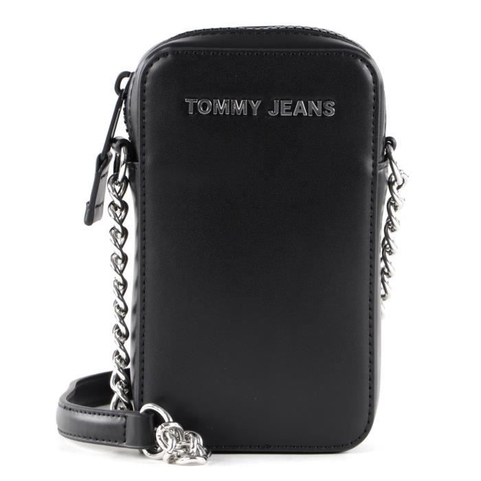 TOMMY HILFIGER TJW PU Phone Pouch Black [157759] - sac téléphone portable sac a main