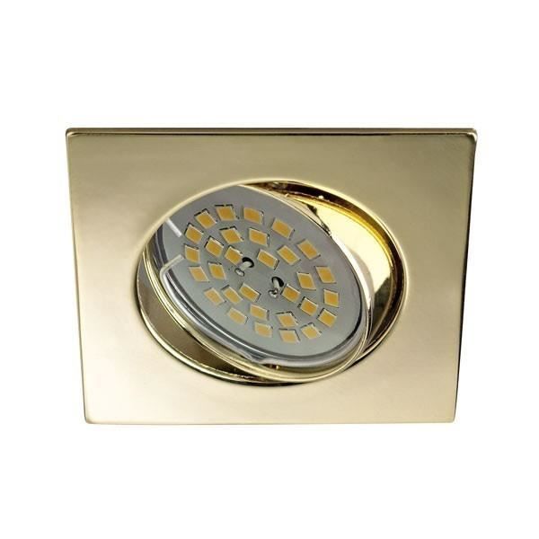 Spot encastrable BASIC carré or. Wonderlamp