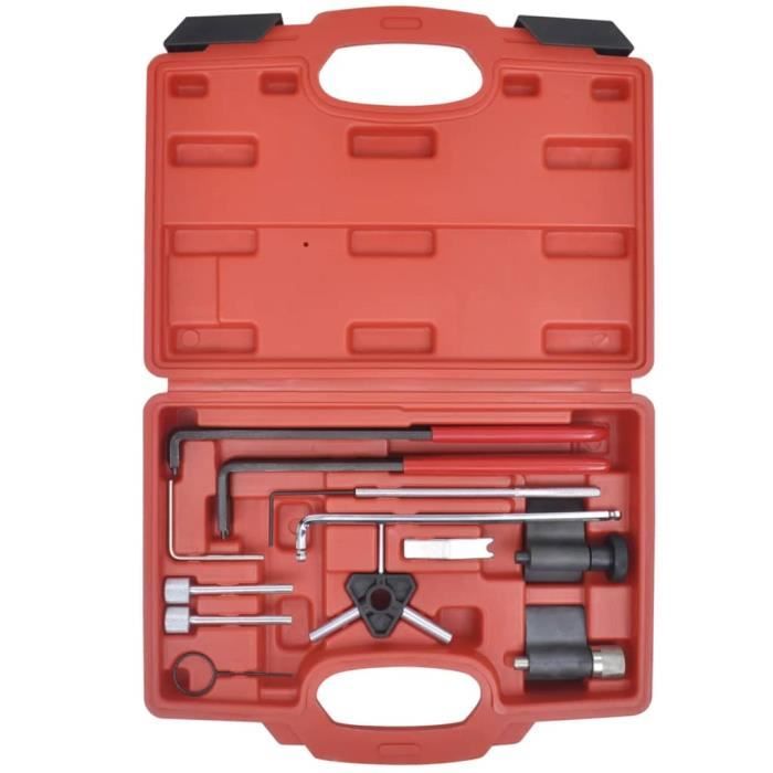 WIP Outils à main/Kit d'outils de calage moteur diesel - Acier au carbone - 30,5 x 22 x 6 cm - VAG 1.2,1.4,1.6,1.9,2.0TDi