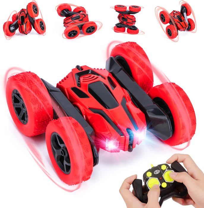 Voiture télécommandée - Stunt 360° - Roues Mecanum - Rotations 360° - Rechargeable USB