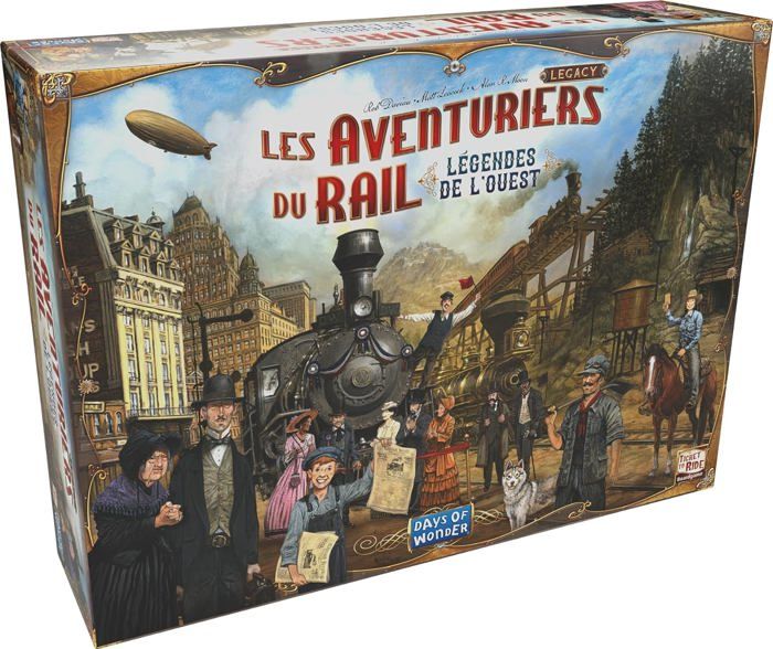 Les Aventuriers du Rail : Legacy - Légendes de l'Ouest - Coffrets Les Aventuriers du Rail : Legacy - Légendes de l'Ouest - Coffrets