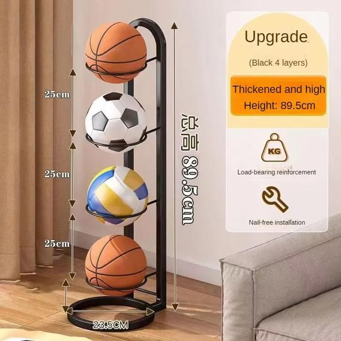 Mir de rangement de basket-ball T1 d'intérieur pour enfants
