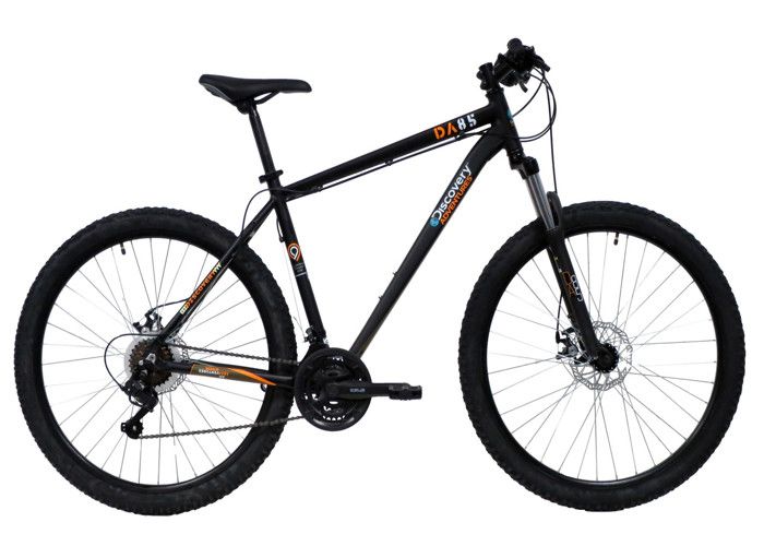 Velo VTT 27 5 Telescopique Homme Discovery Adventures Freins a disque Cadre Alu Poignees gachettes Derailleur Shimano Cdiscount Sport