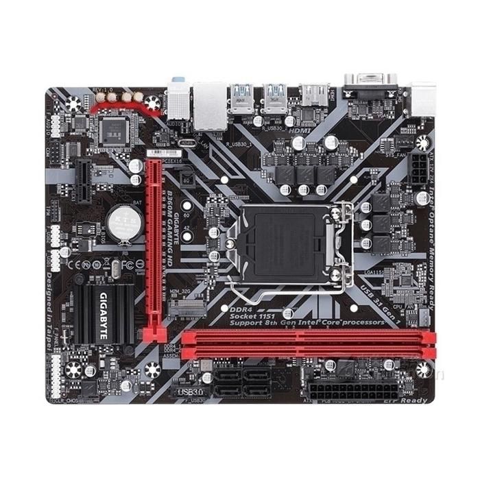 Carte mère GIGABYTE B360M GAMING HD Intel B360 Socket LGA1151 2xDDR4 SDRAM 32GB Micro ATX - Gigabyte