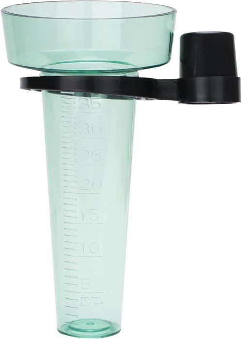 KLOVA Pluviomètre 1 Pièce En Plastique Pluviomètre Avec Support Tube De
