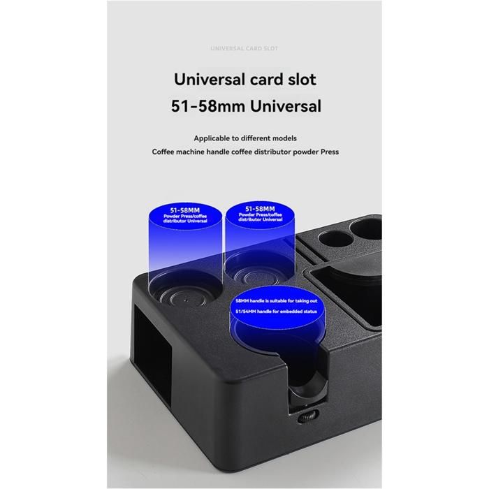 Espresso Station de Tamponnage Organisateur pour 58mm 54mm 51mm