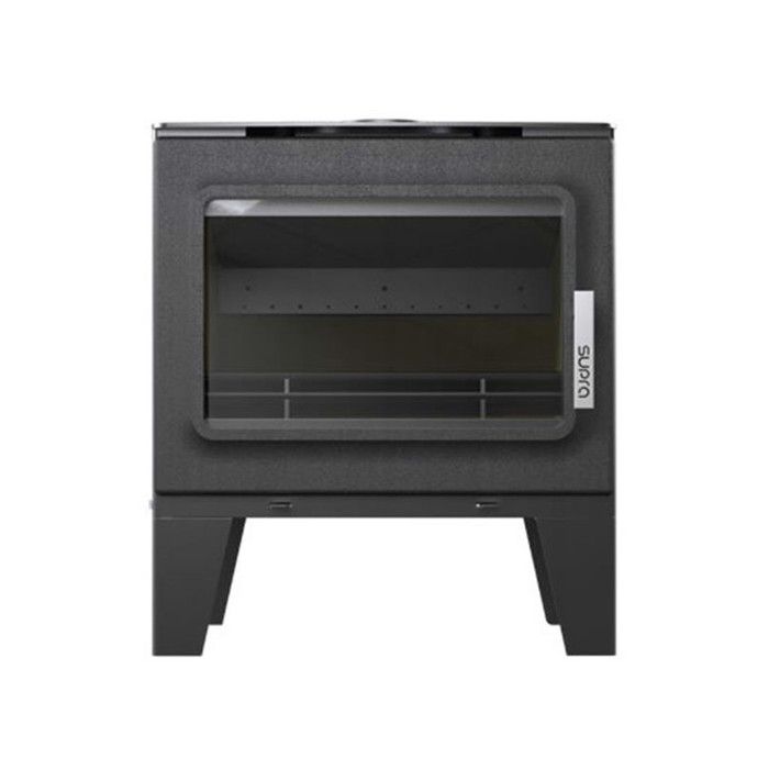 Po&ecirc;le &agrave; bois fonte 6.1kw anthracite - Fr9016760b - SUPRA