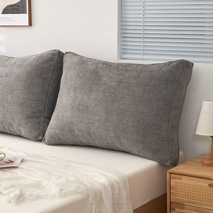 1 Piece Coussin de lit épais pour tête de lit 80cm dossier canapé modulable appui-dos fenêtre housse amovible COUSSIN