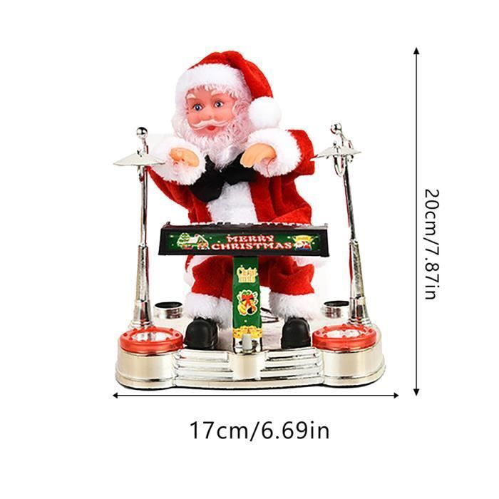 Jouet électrique - OMABETA - Poupée Père Noël - Chante et bouge - Coffret cadeau - 20x17cm
