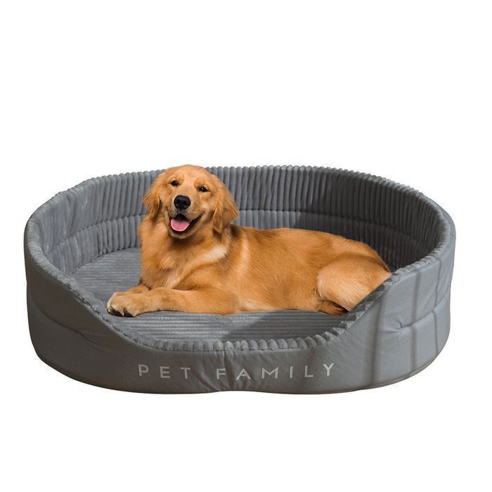 Comparer les prix de Panier ChienTaille L Lit de Chien avec Coussin Chaud Amovible Inclus Dehoussable Lavable Fond Antidérapant-Gris L