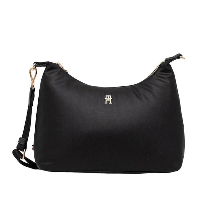 Sac à Main Noir Femme Tommy Hilfiger Popette Soft Shoulde