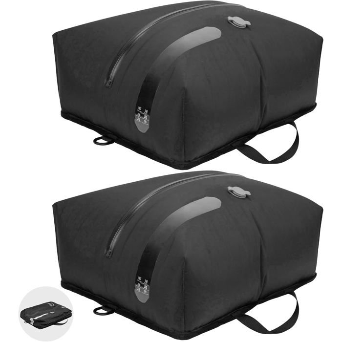 Sac Aspiration Sous Vide Vetement Voyage TPU Sac de Compression avec détanchéité Zip Sac Voyage Sous Vide Cubes Demballage
