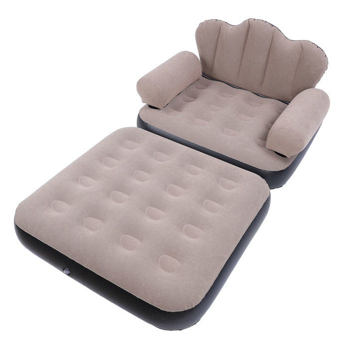 matelas de canapé gonflable Canapé-lit gonflable Portable pliable épais floqué en PVC matelas gonflable meuble sofa
