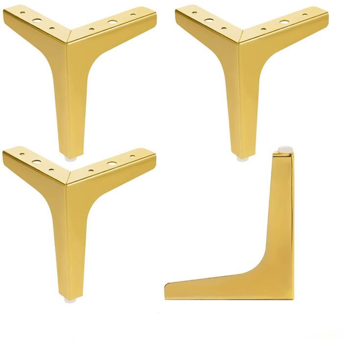 Pieds de meubles triangulaires modernes en métal pieds de table en acier à monter soi-même pour meubles Co