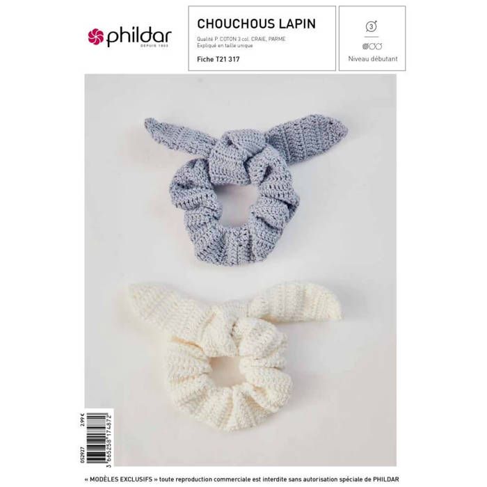 E-MODELE ACCESSOIRE - CHOUCHOUS LAPIN FILLE - PHILDAR(...) -