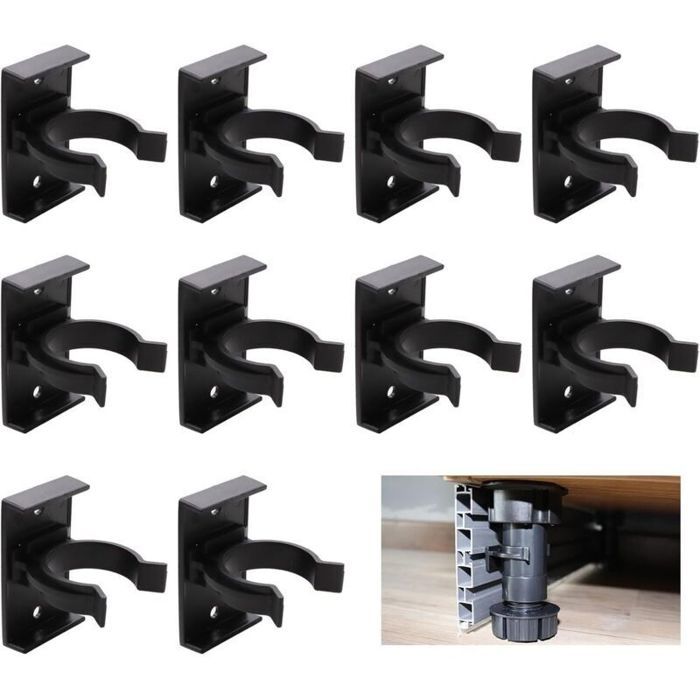 Lot 10 clips de fixation solides – installation facile pour meubles tables et lits