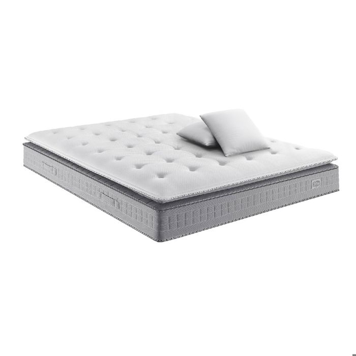 Matelas EXTENSION 160x200 matelas H29 ressort ensachés ferme 2 OREILLERS