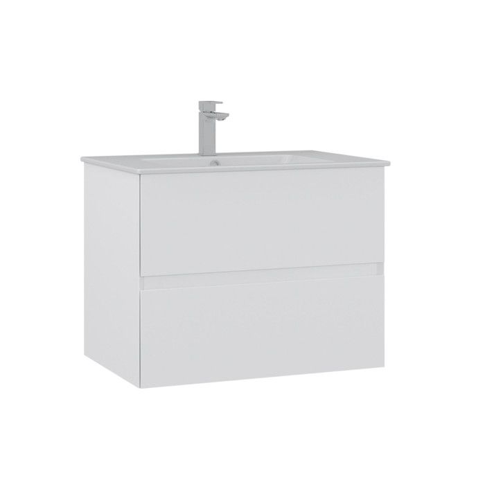 Meuble Vasque Nest 71 v2 - 71 x 51 x 55 cm - Matte White