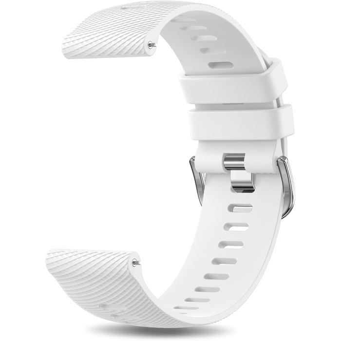Bracelet Silicone 18Mm À Dégagement Rapide Bracelet Souple Avec Boucle Assortie Pour Homme Femme