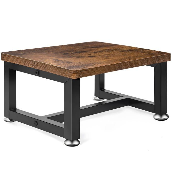 Marchepied en bois 1 niveau enfant - antidérapant 150 kg marron 30 x 39 x 20 cm 2.4 kg