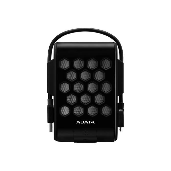 Disque dur externe portable ADATA HD720 – 2 To – USB 3.0 – noir – résistant à leau la poussière et aux chocs