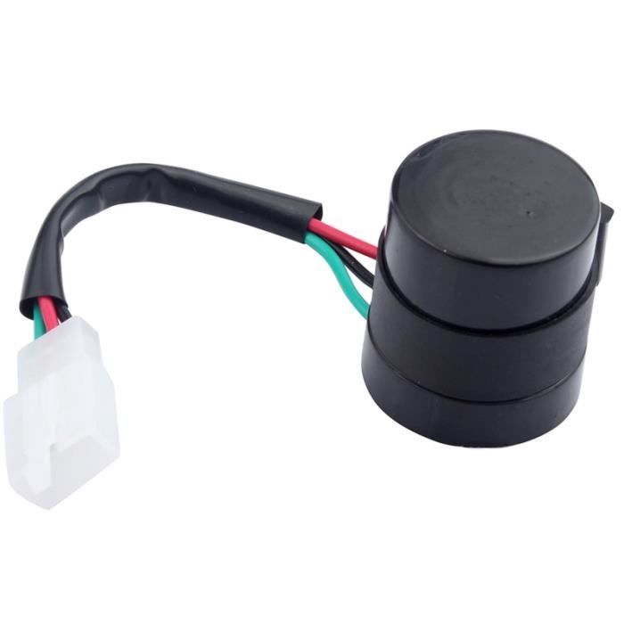 Relais Clignotant LED Réglable 12V/24V - 3 Broches Pour Moto Et Voiture - Résout Clignotement Rapide - 4