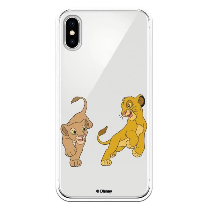 Coque Officielle iPhone X - XS Roi Lion Simba et Nala officiels ...