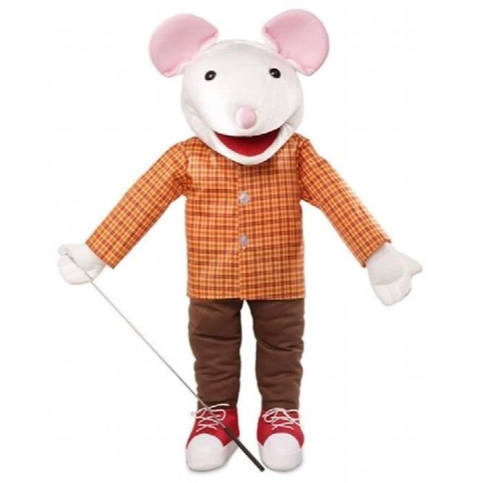 Ours Idiot – Marionnette Ventriloque 65 Cm – Bouche Mobile, Mains Moufles – Légère (500 G) – Silly Puppets