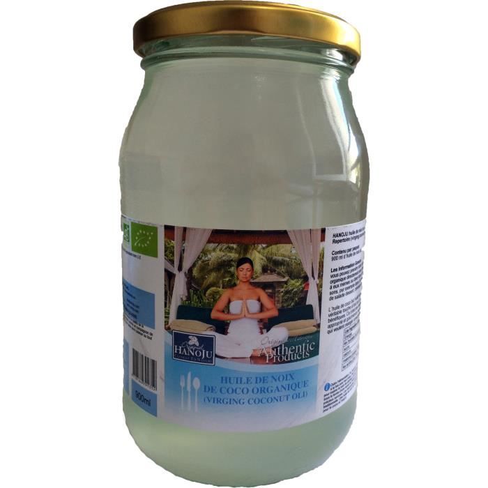 Huile de Noix de Coco Biologique Désodorisé - 1000 ml - Cdiscount Santé