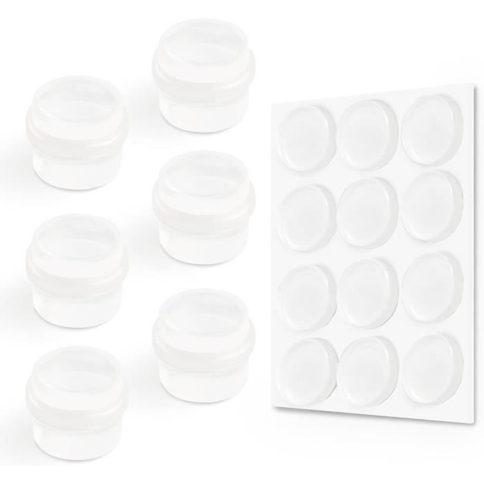Lot De 6 Butoirs Rail Passepoil 8-10mm - Pour Auvent Caravane, Camping-Car, Bâche