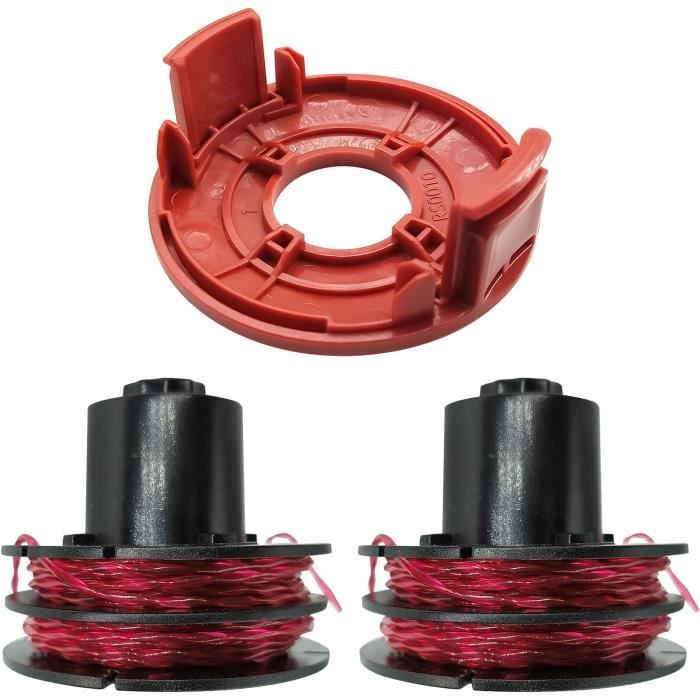 Trimmerspule Für AL-KO Rasentrimmer – 4 Spulen + 1 Kappe, 1,6 Mm X 8,3 M Nylonfaden, Kompatibel Mit GTE 350, GTE 450, GTE 550