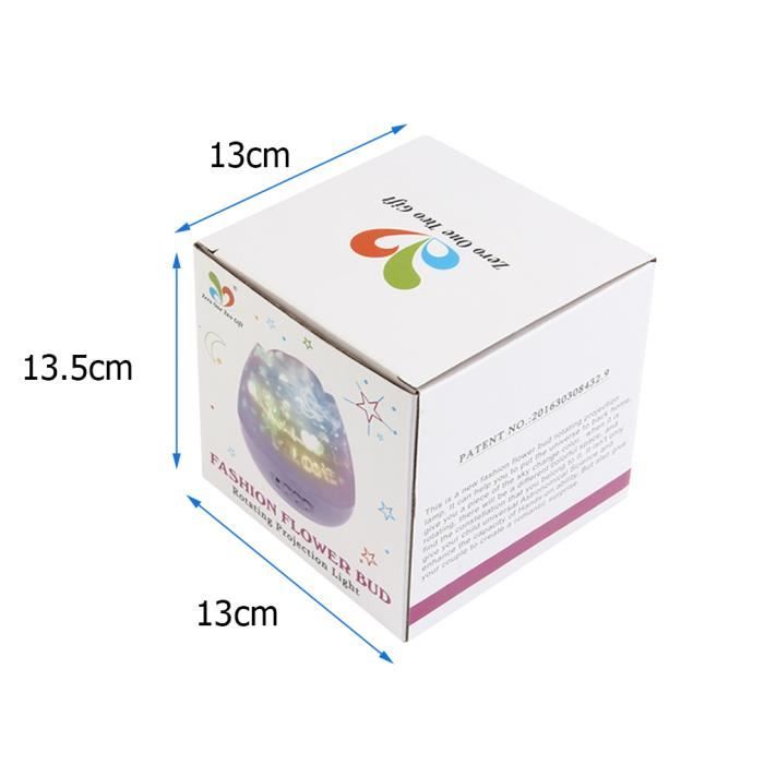 Zk Rose En Forme De Bourgeons Rotating Veilleuse Enfants Sommeil Eclairage Star Sky Projecteur Achat Vente Veilleuse Bebe Cdiscount