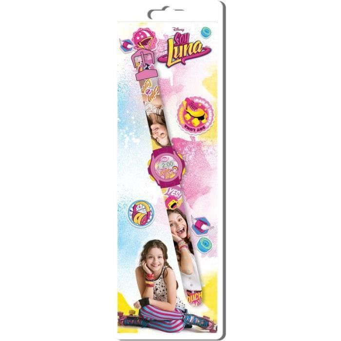 Montre Numerique Rose Soy Luna Pour Fille Cdiscount Bijouterie